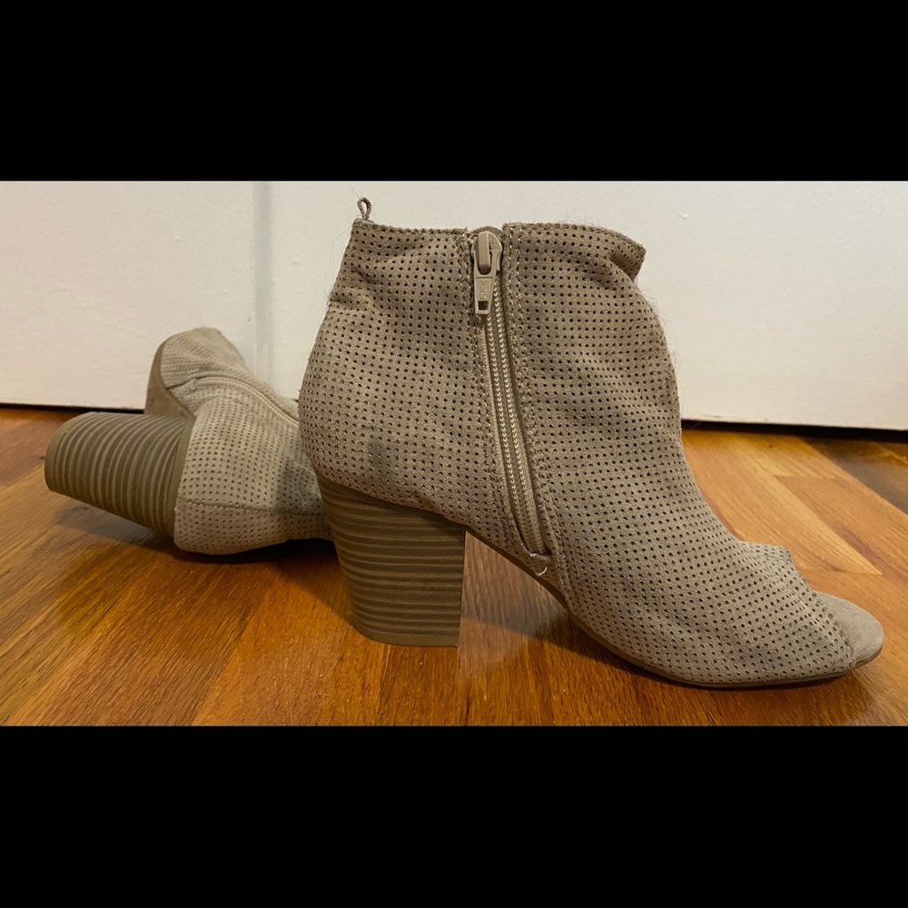 Old Navy Peep Toe Booties - Picture 4 of 6